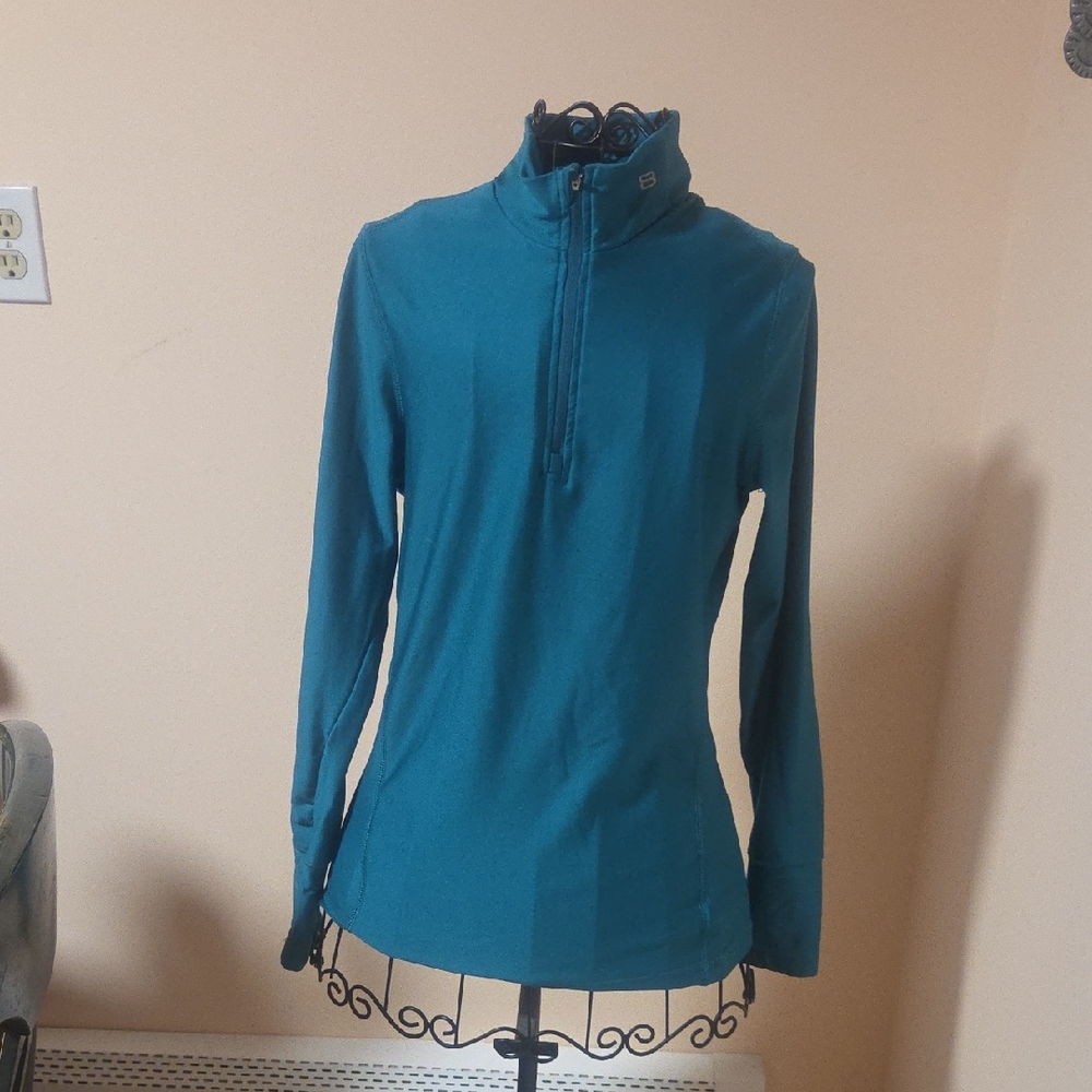 Layer 8 Green Long Sleeve Top Size M